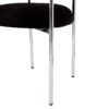Contemporary Upholstered Armchair Dining Chairs With Metal Legs (Set of 2) - Black - Image 12