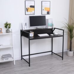 Console Table Narrow Modern Entryway Table Small Behind Couch Table Skinny Sofa Table Hallway Table For Living Room - Black
