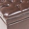 Cancia - Wide Tufted Rectangle Storage Ottoman - Brown - Image 18