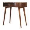 Rounded Writing Desk - Chestnut - Image 3