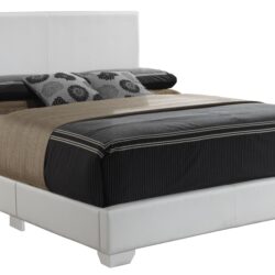 Aaron - King Bed - White