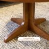 2 Piece Modern Farmhouse Living Room Coffee Table Set, Stylish And Elegant Nesting Round Wooden Table, Side End Table Set For Living Room - Brown - Image 5