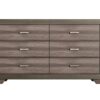 5 Drawer Chest - Antique Brown / Gray - Image 5