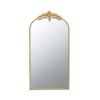 Full Length Mirror, Arched Mirror Hanging Or Leaning Against Wall, LargeMirror For Living Room - Gold - Image 2