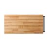 Contemporary Kitchen Cart With Wheels - Black - Image 3