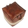 Cobbler - Industrial Pouf - Brown / Tan - Image 5
