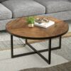 Faro - Round Coffee Table - Brown - Image 5