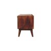 Bench With Brown Leather Seatpad - Chestnut - Image 7