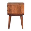Curved Bedside Table - Caramel - Image 6