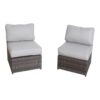 6 Person Seating Group With Cushions - Brown - Image 5