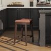 Barlow - Backless Saddle Counter Stool - Brown - Image 6