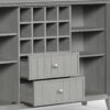 Bedford - Sideboard Buffet And Wine Rack - Fog Gray - Image 8