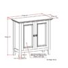 Amherst - Low Storage Cabinet - Distressed Gray - Image 8