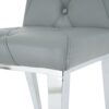 Modern Light Luxury Dining Chair With Electroplated Chair Legs (Set of 2) - Gray - Image 20
