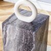 Modern Coffee Table With Textured Patterns And Stylish Design - Gray - Image 11