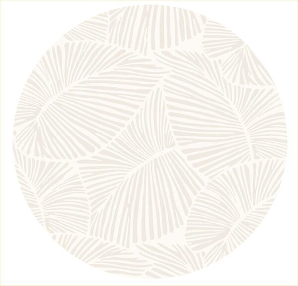 Curve - Round Rug - White