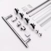 Frameless Single Sliding Shower Door & 8Mm Clear Tempered Glass - Chrome - Image 12