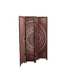 Panel Solid Wood Folding Room Divider - Brown - Image 20