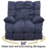 Sitjoy - Classic Recliner - Dark Blue - Image 7