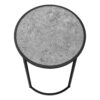 Accent Table, Side, Round Contemporary And Modern - Gray - Image 5