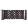 Hayes Contemporary Armed Storage Bench With Button Tufting - Brown - Image 11