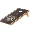 4X2 Ft Large Size Cornhole Board (Set of 2), Outdoor Game Board Set With 8 Bean Bags, Perfect For Lawn, Backyard, Beach, Park - Black / White - Image 2