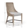 Cane - Backed Host Chair Colored (Set of 2) - Sand - Image 6