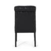 Broxton - Tuft Dining Rolltop Chair (Set of 2) With Button Tufted Upholstery - Black - Image 13