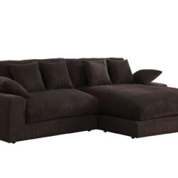 Mystic - Reversible Sectional Sofa Chaise - Dark Chocolate