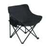 2 Pieces Outdoor Portable Folding Camping Chairs With Carry Bag - Black - Image 9