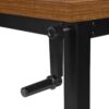 Computer Desk, Home Office, Standing, Adjustable, Laptop, Contemporary & Modern - Walnut - Image 9
