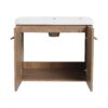 Modern Floating Bathroom Vanity With Resin Sink Soft Close Doors 24" Plywood Design - Imitative Oak - Image 11