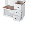 Modern Entryway Bench With Coat Rack, 3 Shelves And Drawers, 3 Sturdy Hooks, Wide Hall Tree With Storage Bench For Hallway - White - Image 11
