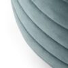 Vivienne - Round Pouf - Turquoise - Image 4