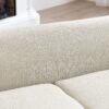 Modern Rectangular Pet Sofa With Backrest And Armrests, Soft Cushion For Small And Medium Dogs - Beige - Image 6