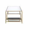 Astrid - Mirrored Coffee Table - Gold - Image 4