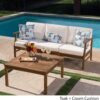 Perla - 3 Seater Sofa And Table Set - Cream - Image 2
