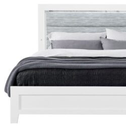 Omoda - Queen Bed With LED - White
