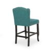 Solara - Fabric Tufted Counter Stool With Nailhead Accents (Set of 2) - Teal - Image 5