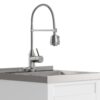 Hennessy - Deluxe Laundry Cabinet With Faucet And Stainless Steel Sink - White - Image 4