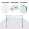 Environmental Protection Minimalist Dresser, Desk, Desktop Computer Desk, With Double Drawer Storage Space, Simple Home, Perfect For Various Styles - White - Image 10
