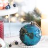 Christmas Ball Ornaments, Glass Decorative Hanging Ball Christmas Tree Ornaments For Holiday Party Decorations (Set of 6) - Blue - Image 5