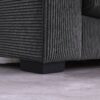 Duke - 4 Piece Upholstered Sectional - Dark Gray - Image 6