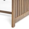 Acacia Wood Outdoor Coffee Table, Rectangular Patio Coffee Table For Outside - Gray - Image 11