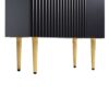 Bathroom Vanity, Combo Cabinet, Bathroom Storage Cabinet, Single Ceramic Sink, Right Side Storage - Black - Image 17