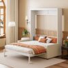 Full Size Murphy Wall Bed With Cushion - White - Image 9