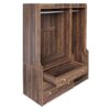 Open Wardrobe Storage For Bedroom - Brown - Image 7