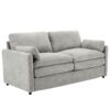 Cozy Upholstered Loveseat Sofa Oversized Comfy Comfy Cloud Sofa Double Cushion Loveseat Sofa Plush Cushion Sofa Couch For Living Room - Light Gray - Image 12