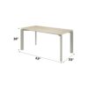 Ingram - Ceramic Top Dining Table - Light Gray - Image 5