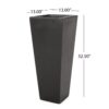Outdoor Planter - Black - Image 3